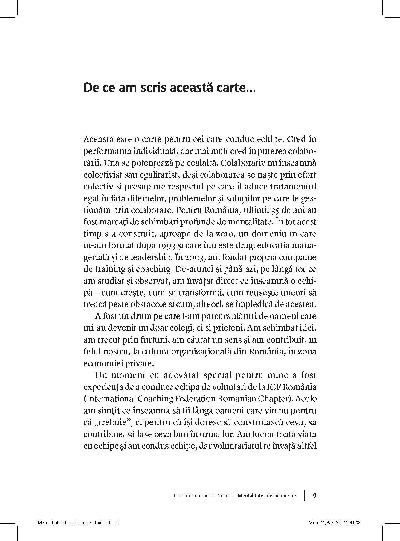 Mentalitatea de colaborare